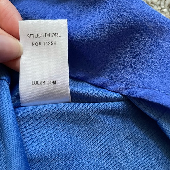 Lulus Tell Me Royal Blue Swing Dress size M - Picture 8 of 10